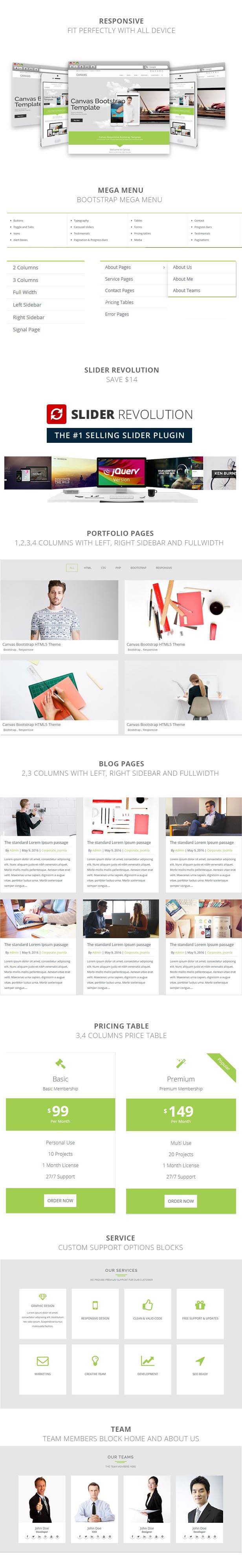 The Canvas Responsive HTML5 Template - 1